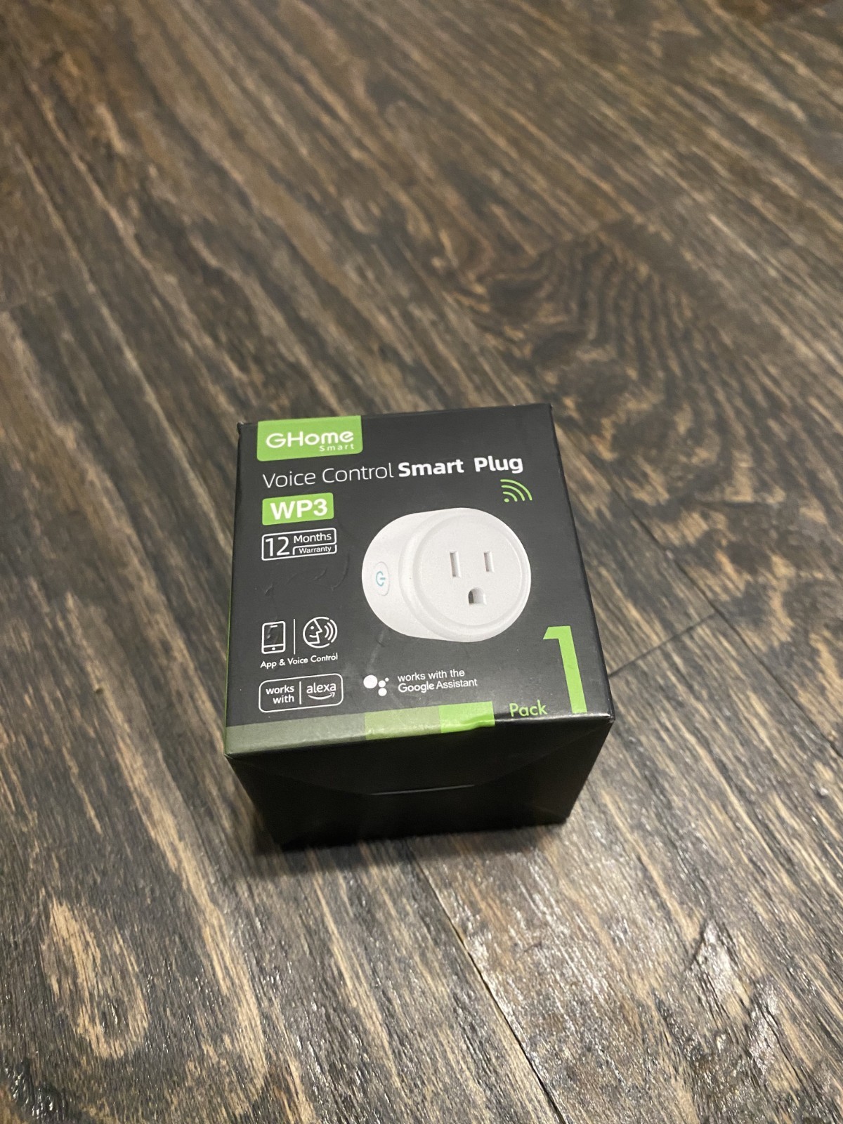GHome Smart Voice Control Smart Plug WP3 Packs 5 White W/ Alexa & Google Home