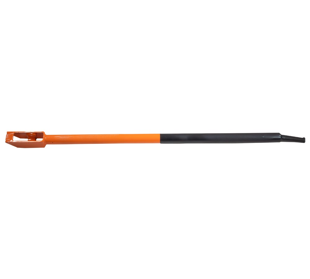 Coated Carbon-Steel 40" Combination Winch Bar for Flatbed Trailer Black & Orange