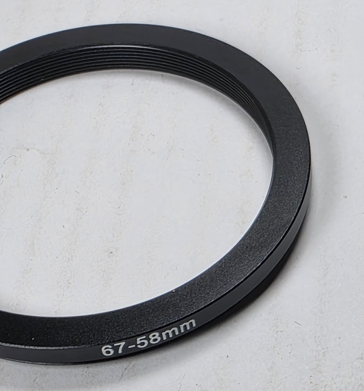 67-58mm Step-Down Ring Metal Stepping 67mm Lens to 58mm Filter 67mm-58mm 67-58