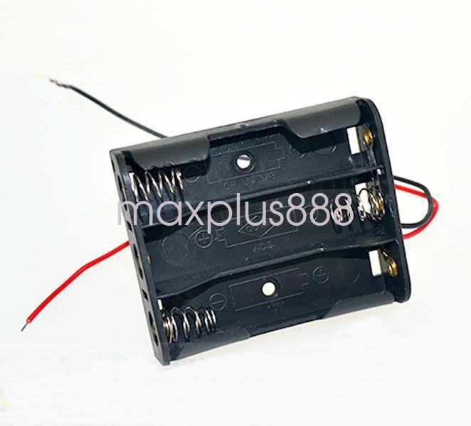 NEW 50pcs Battery Holder Box Case w/Wire 3 X AA 4.5V