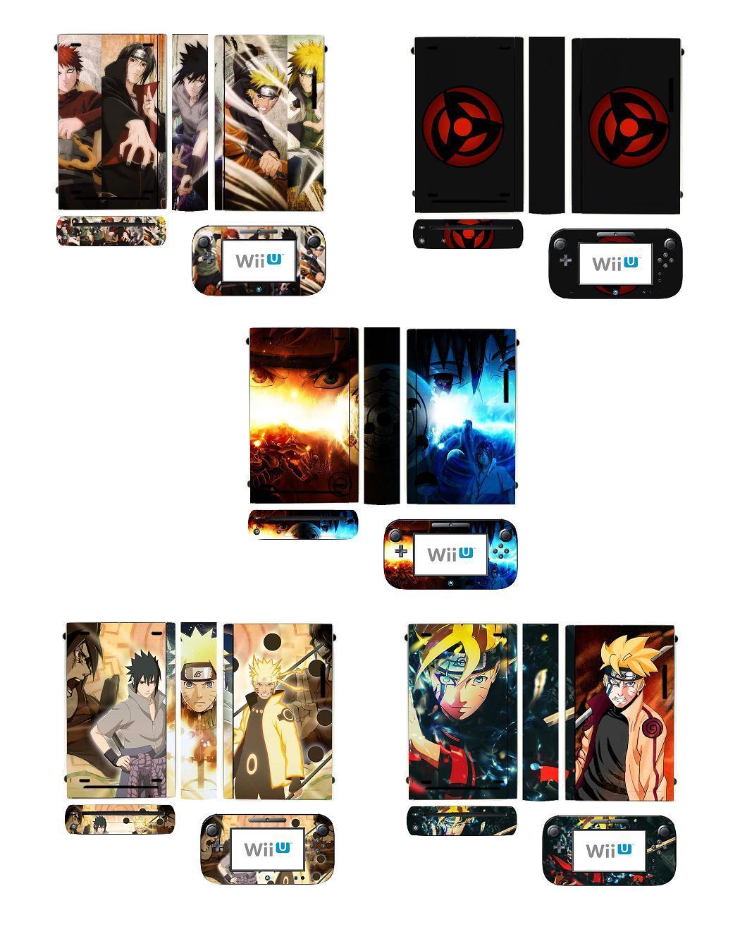 406 Skin Sticker Cover for Nintendo Wii U Console & Controller skins stickers