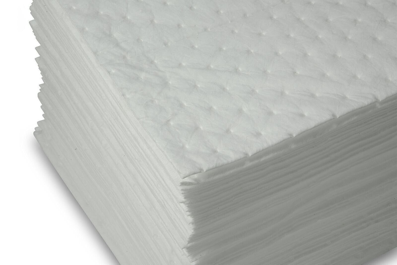 AABACO Oil Only Absorbent Pads - Heavy Weight Sheets (100ct Per Pack) 15 X 17...