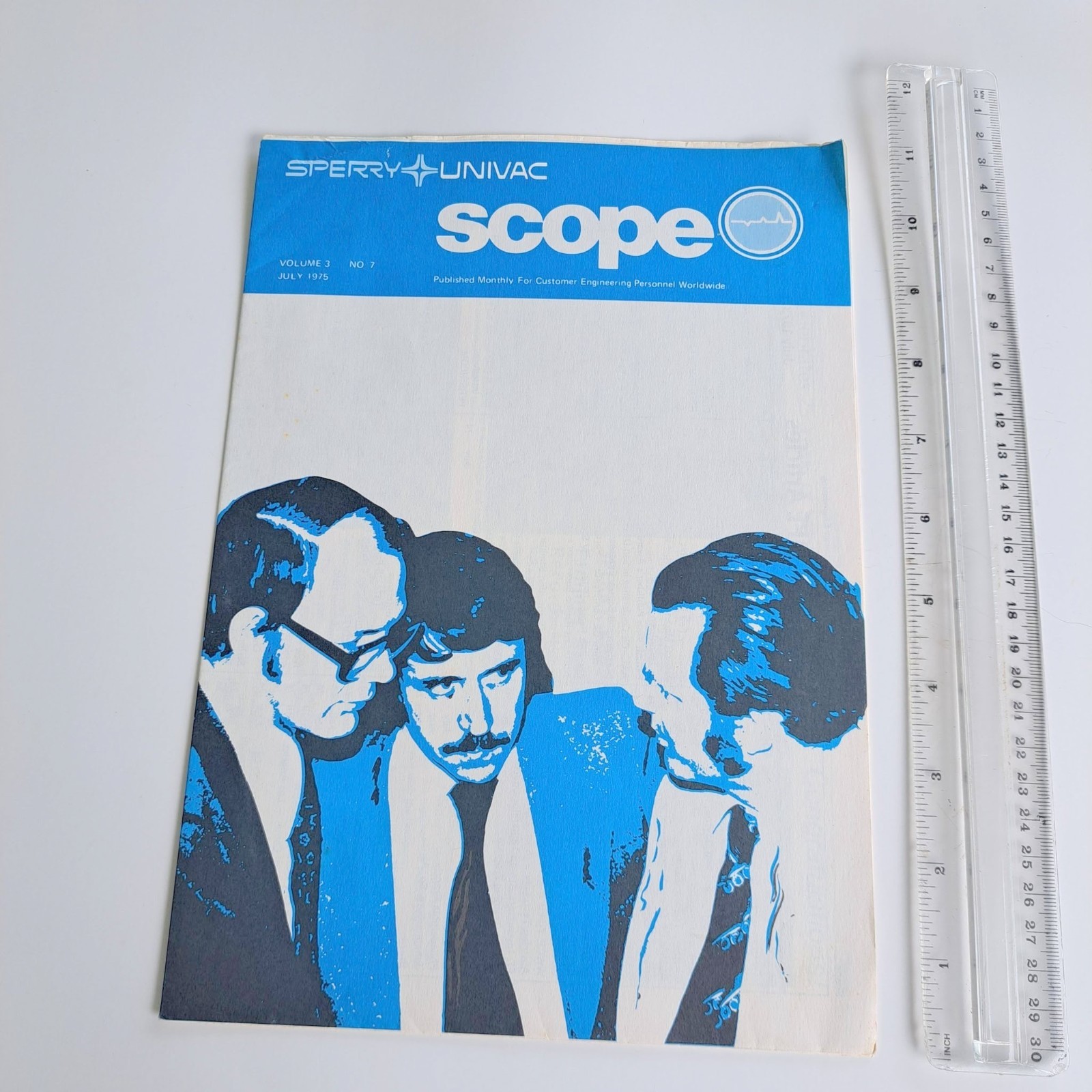 1975 Sperry Univac SCOPE Magazine Vol 3 No 7 July 90/30 Computer Systems Rare
