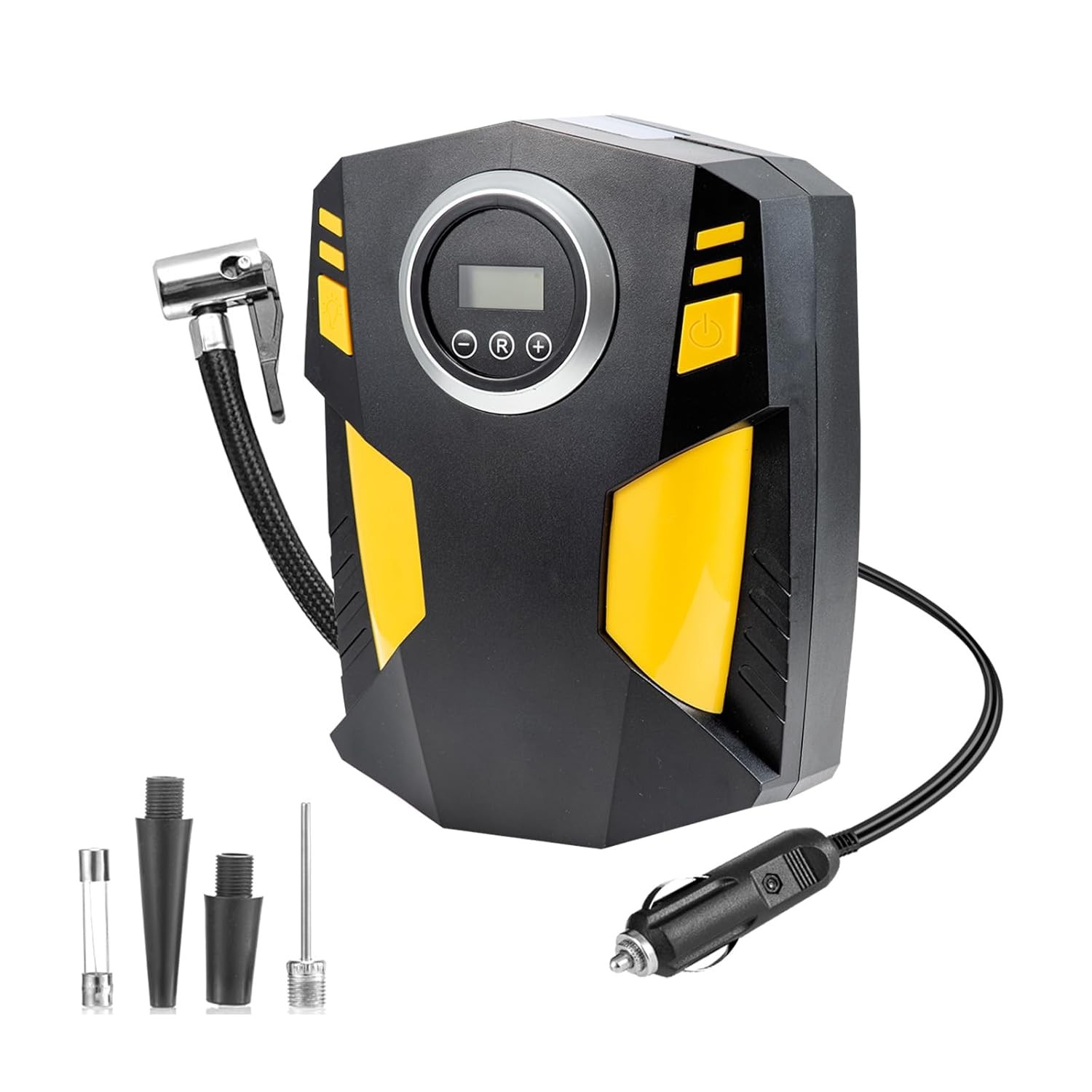 Sytung Digital Tyre Inflator Portable Car Air Compressor Pump 3 Nozzle YD787