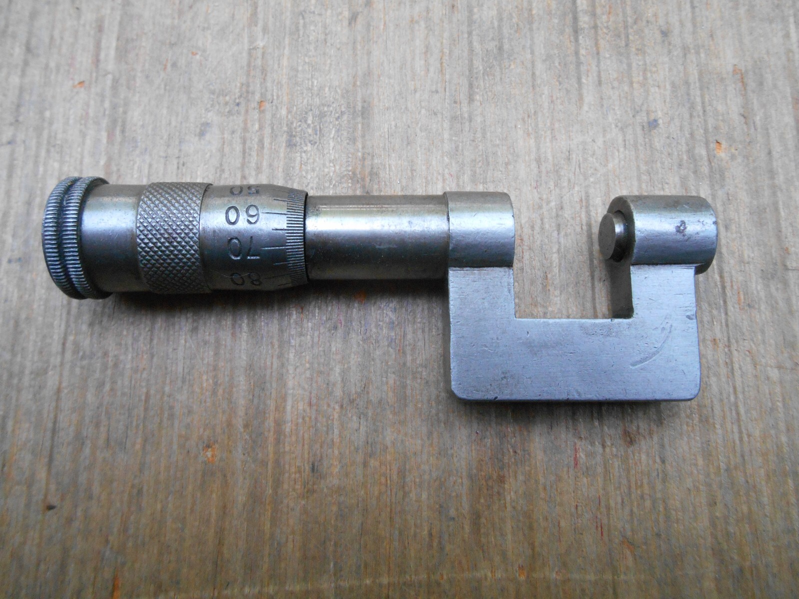 ANTIQUE METRIC MICROMETER , 0-15 MM , UNMARKED