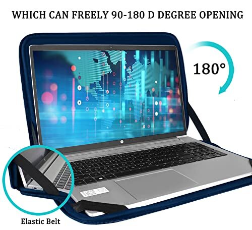 Laptop Case, 15.6 inch Laptop Sleeve, Durable Shockproof Protective Computer