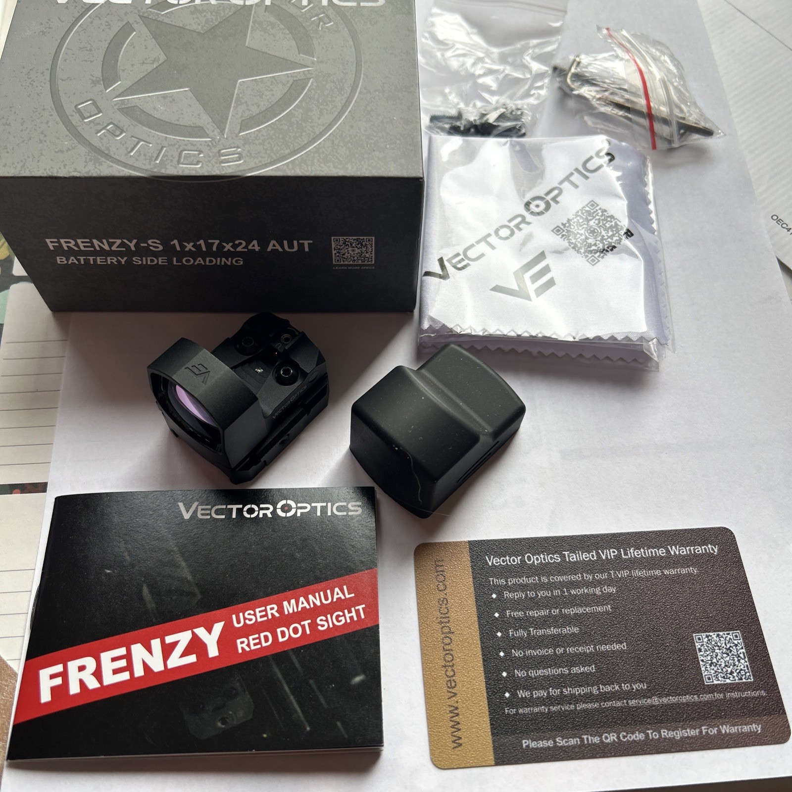 Vector Optics Frenzy-S 1x17x24 mm Red Dot Pistol Sight