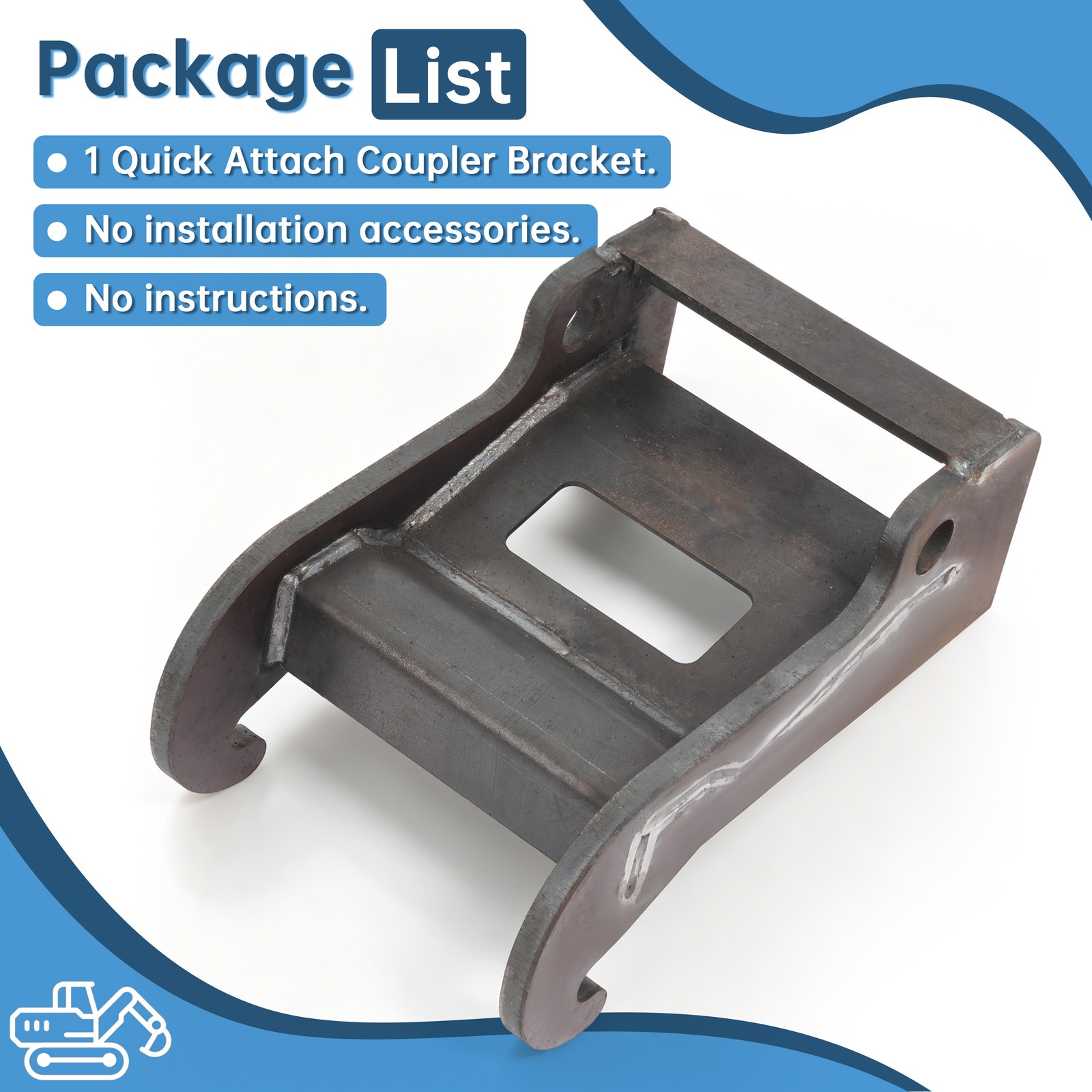 Quick Attach Coupler Excavator Bracket For Bobcat X change E26 E32 E42 E63 325