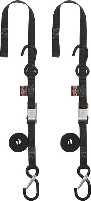 Powertye 1in. Cam Buckle with Soft-Tye Sewn-In - Black - 23622-SR