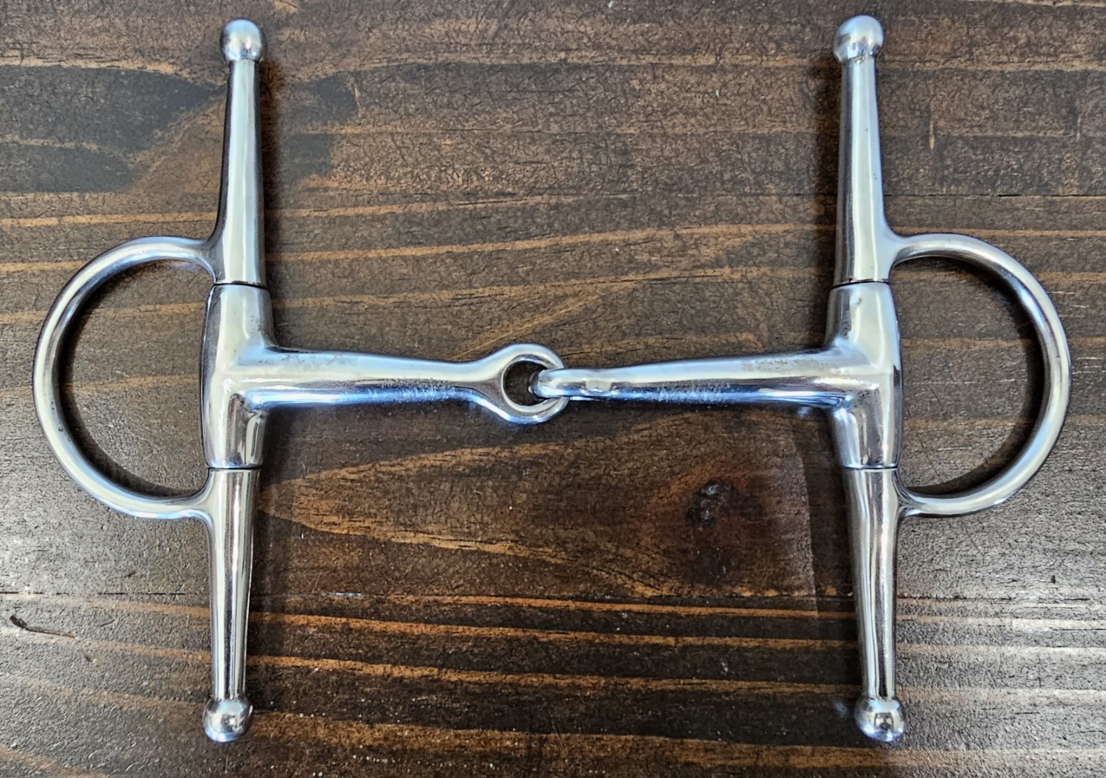 Full Cheek Single Joint Smooth Mouth Snaffle Horse Bit