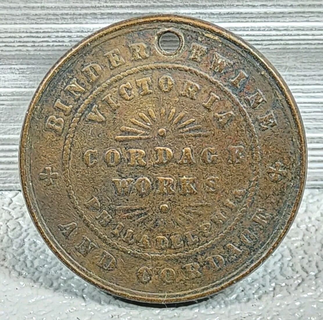 1880s Victoria Cordage Works ~ Twine Works ~ Philadelphia, Pennsylvania ~ TT-27