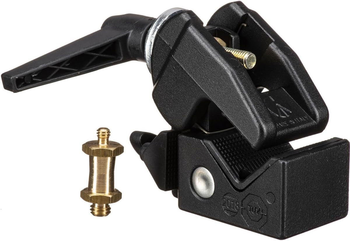 2909 Super Clamp with 2907 Short Stud,Black,5.3 X 4.1 X 2.6 Inches
