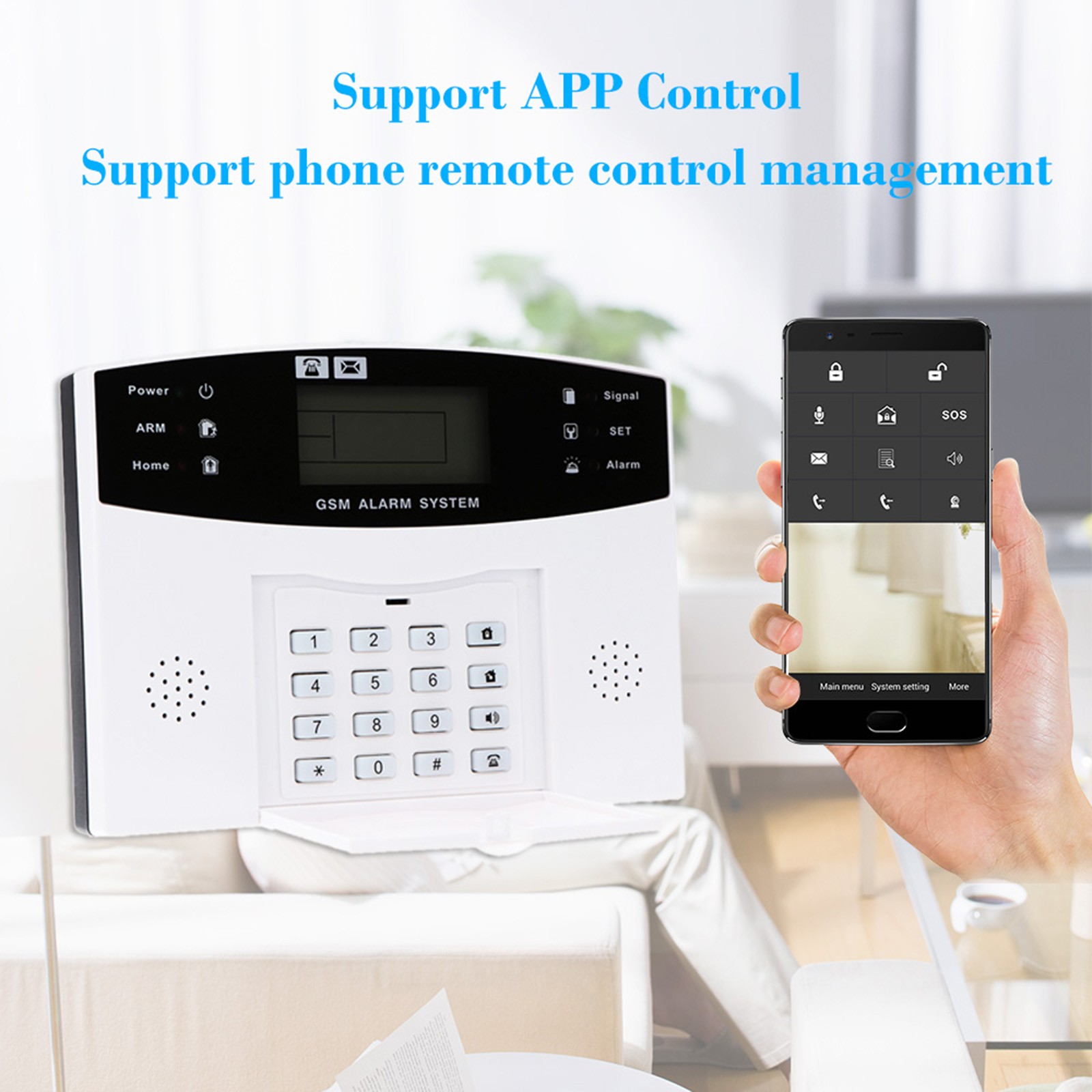 Wireless GSM SMS Home Burglar Security Alarm System Detector Sensor Kit OOHS