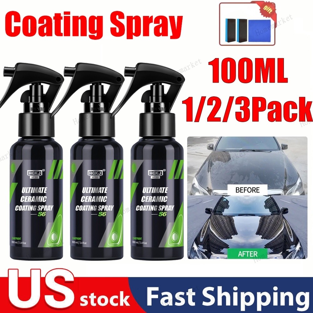 1/2/3 Pack Quick Effect Coating Agent for Car - 2026 Upgrade Car Coating Spray