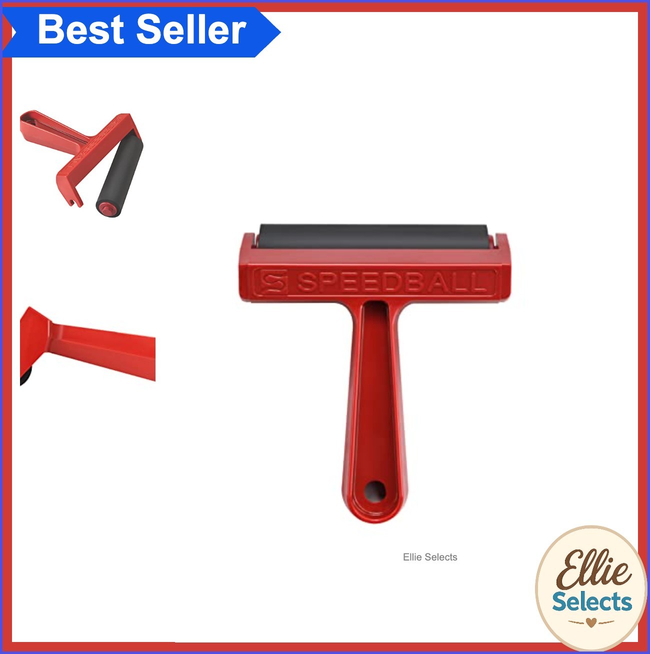 4 Inch Hard Rubber Brayer Printmaking Roller Block Printing Ink Application