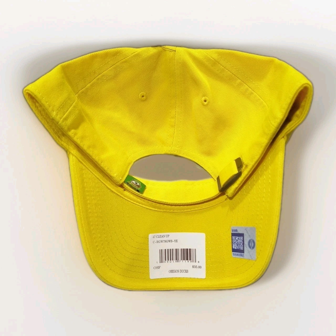 Oregon Ducks '47 Brand Clean up hat cap Adjustable Strapback Yellow new NCAA