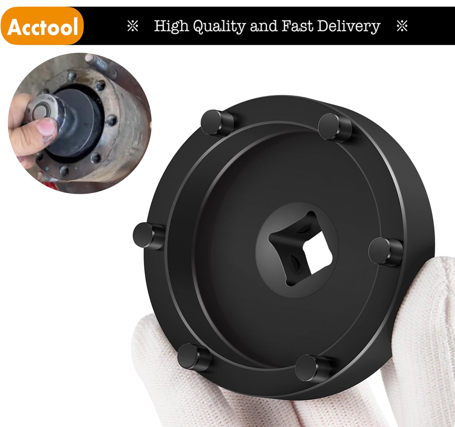 W83009 Heavy Duty 6 Lug Axle Nut Socket For Dodge Ram Truck 1500-5500 2006-2014