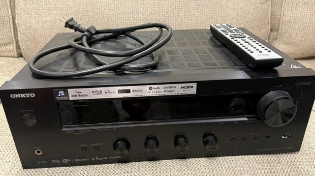 Onkyo TX-8270 2-Ch Network Stereo Receiver 100W 4K HDMI Phono Wi-Fi Bluetooth