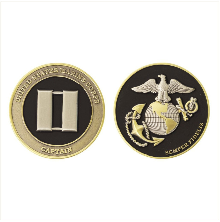 Vanguard MARINE CORPS COIN: CAPTAIN 1.75"