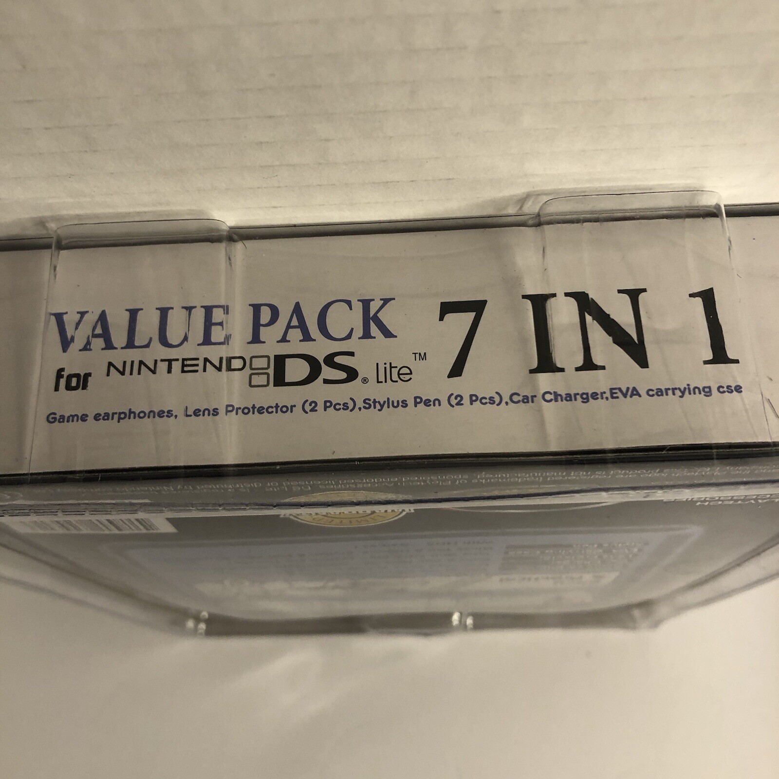 Playtech Value Pack 7 in 1 for Nintendo DS Lite - Blue Case