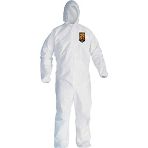COVERALL KLEENGUARD A30 XLARGE HOOD ELAS B W A MFX-46114