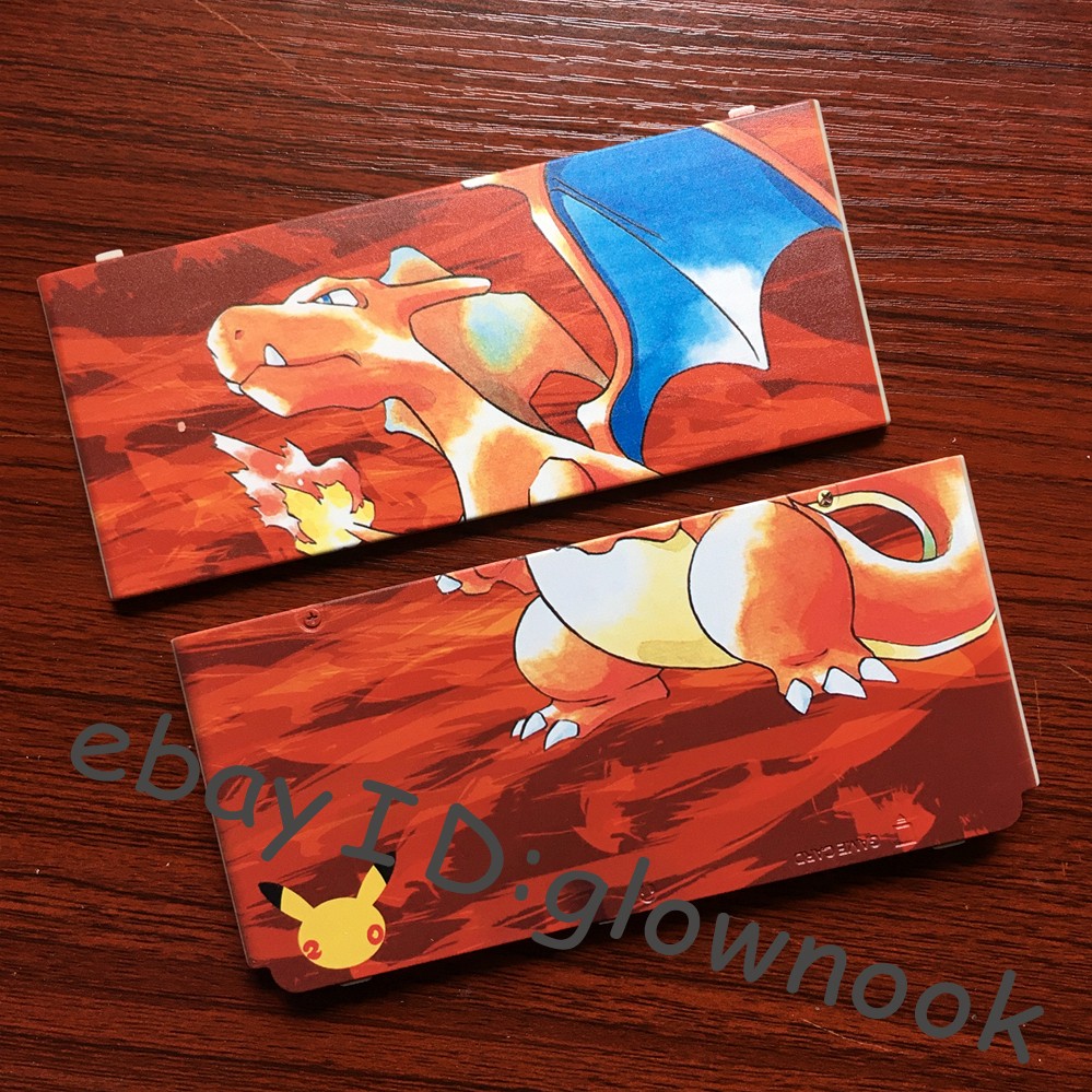 Pokemon Charizard Replacement Faceplate Cover Plates Shell for Nintendo New 3DS