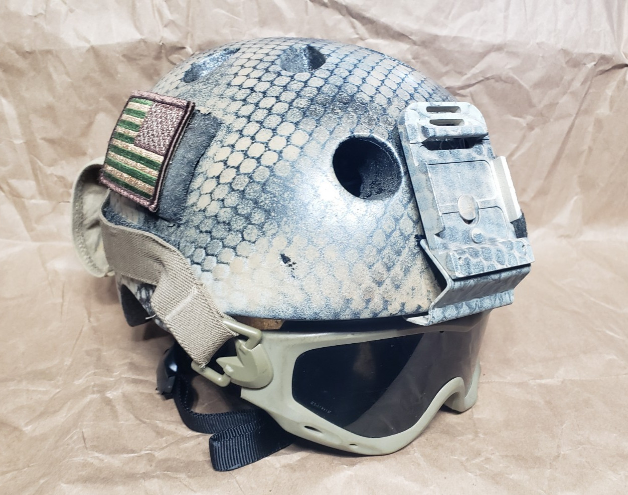 USMC MARSOC Pro-Tec Bump Helmet Norotos Brkt Goggles XL DEVGRU SOCOM SEAL Ranger