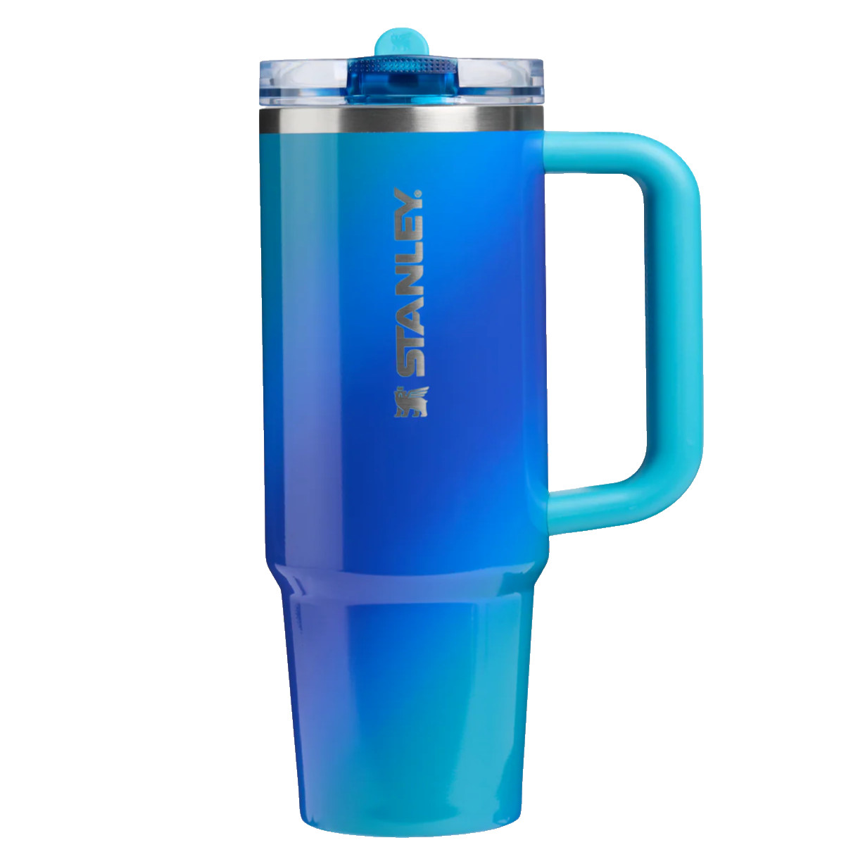 Stanley 40 oz Stainless Steel H2.0 FlowState Quencher Tumbler - Sea Glass Aura