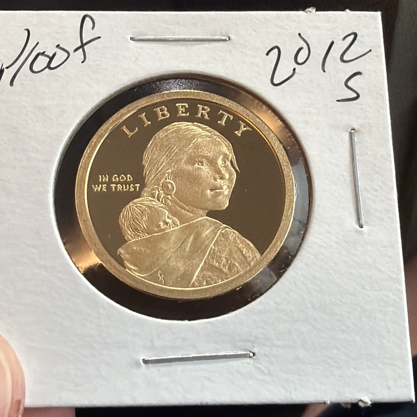 2012-S Sacagawea Native American Golden Dollar Proof Free Shipping