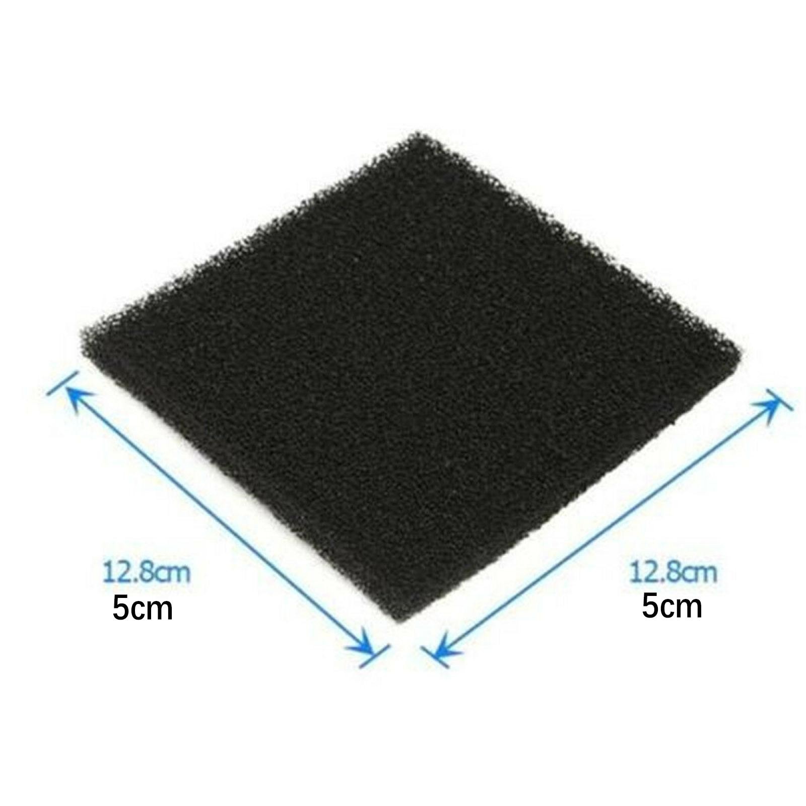10Pcs Square Universal Activated Carbon Air Filter Sponge Foam Pad 12.8CM