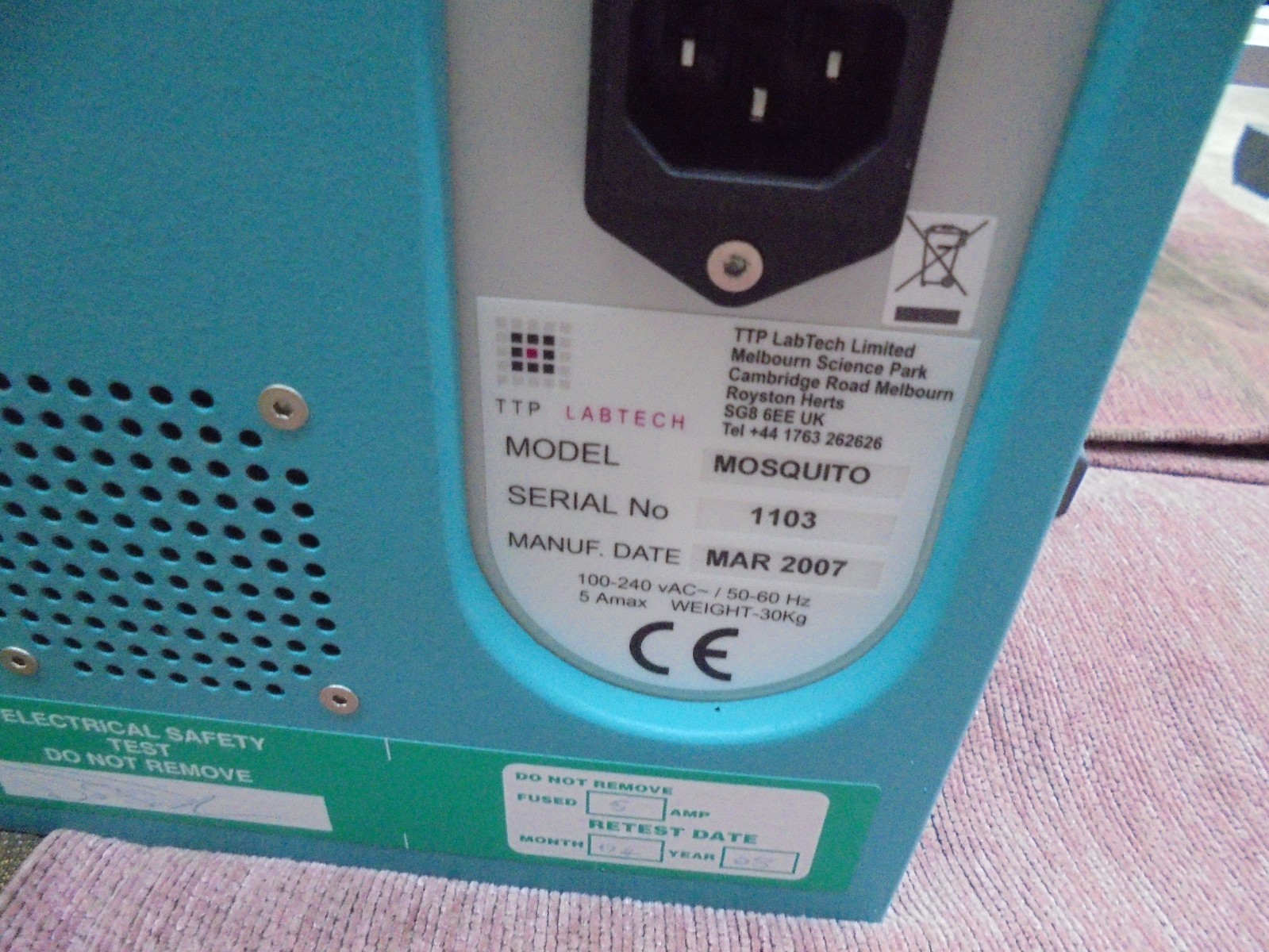 TTP Labtech Model Mosquito Liquid Handler Unit #2