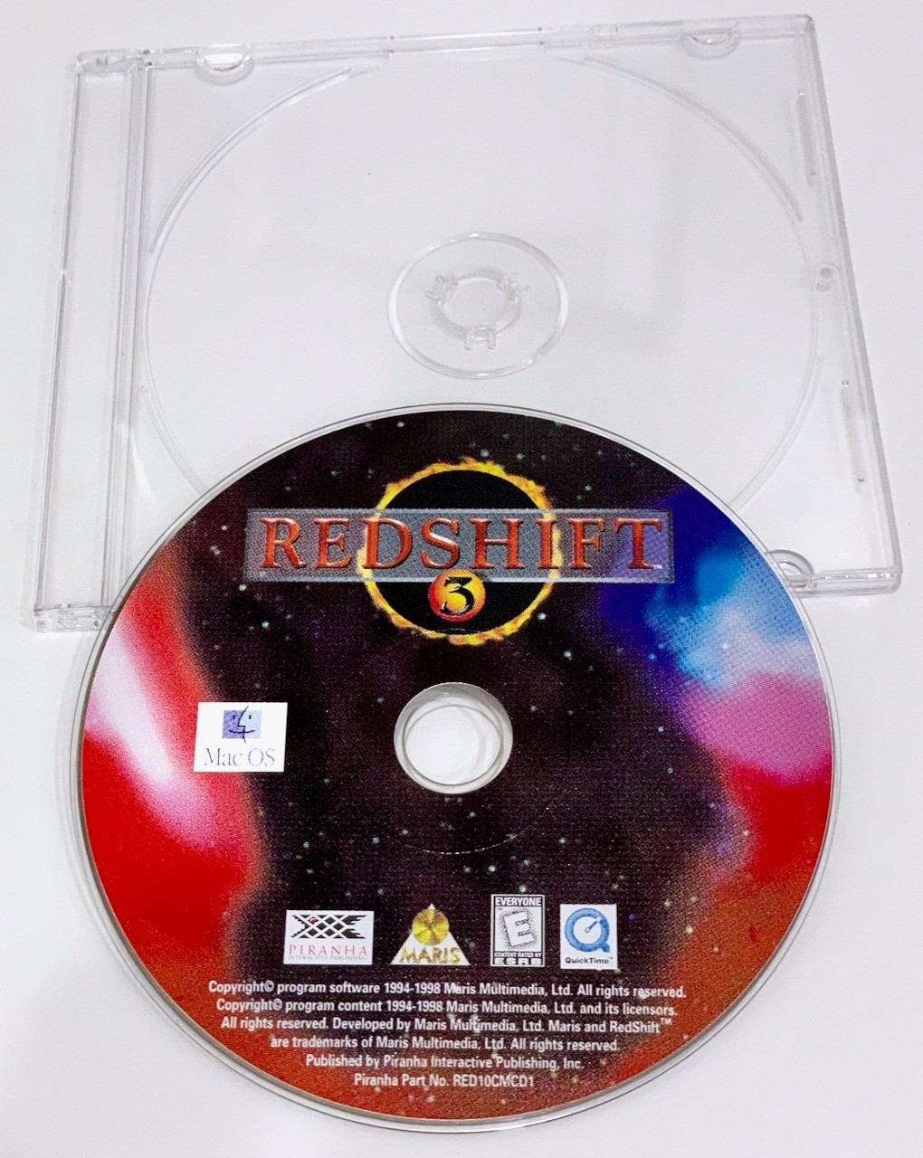 Red Shift 3 CD-ROM from 1998 for Macintosh