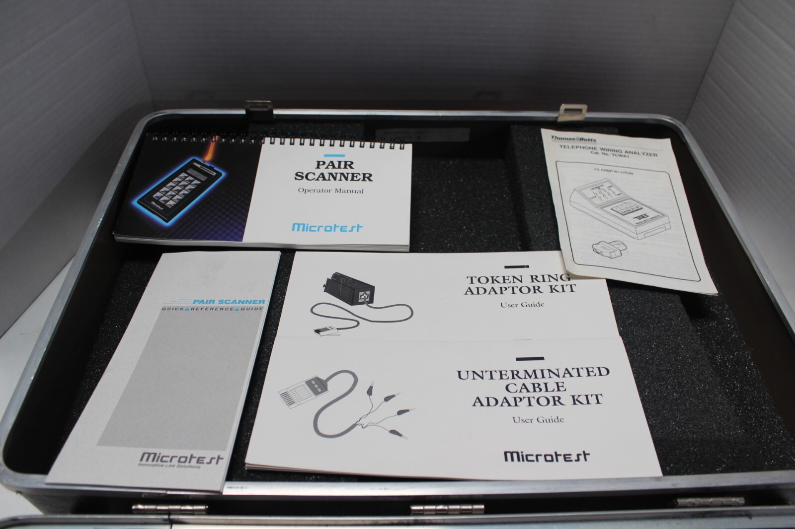 MICROTEST Bundle MT350 Scanner/Power Cord/Case/Mannuals/Cables +More