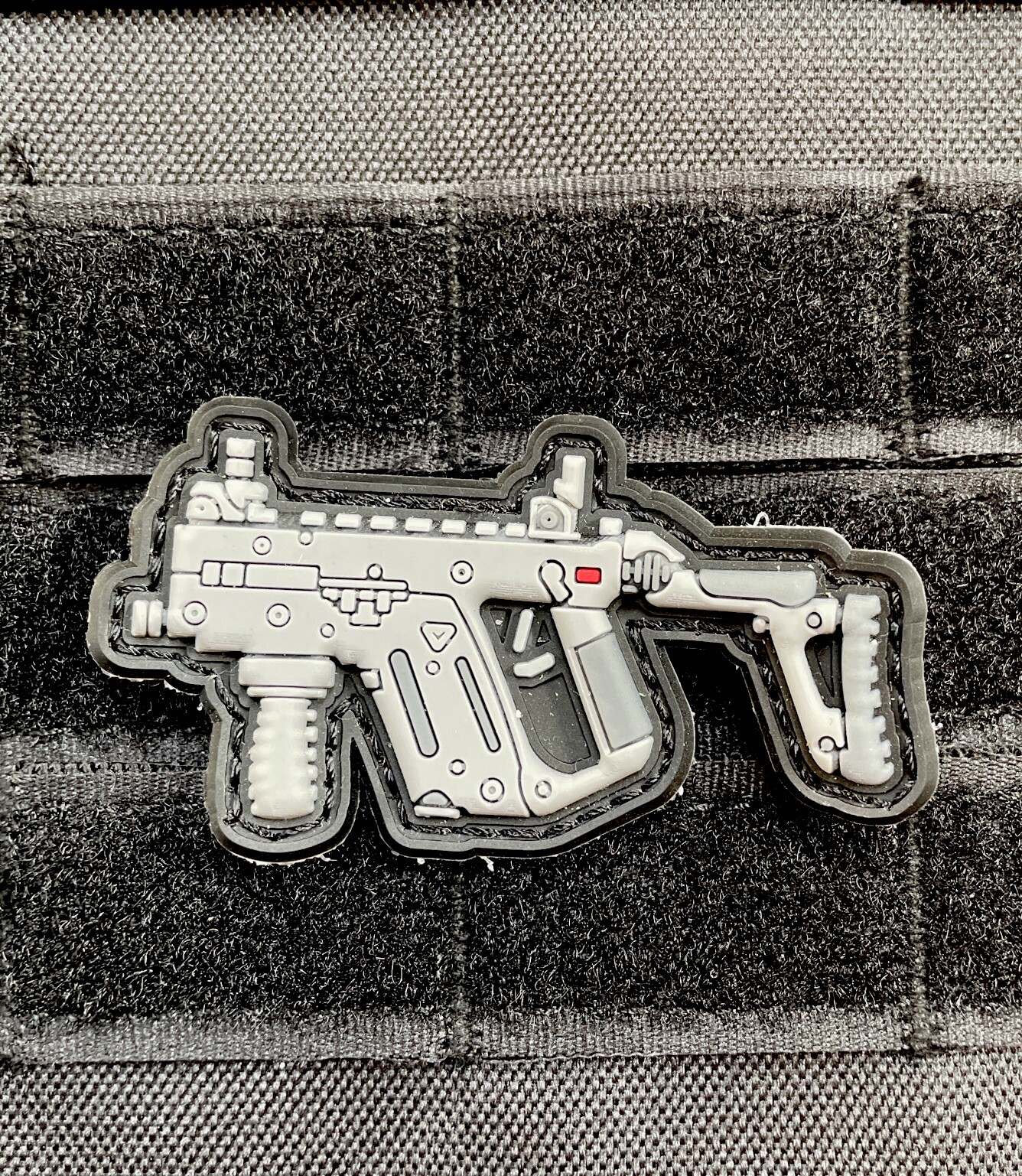 KRISS Vector SMG Submachine Gun Army Weapon Tactical Morale Patch Hook Loop