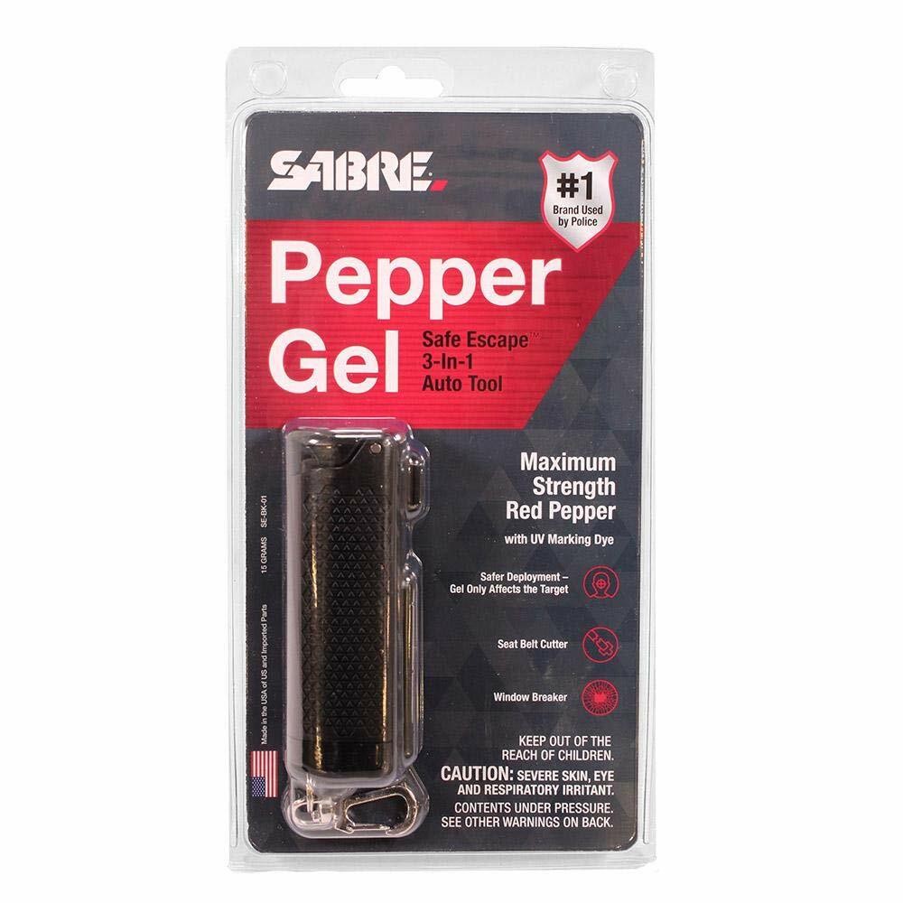 Black Sabre Pepper Gel W/ Automotive Extraction Tools (SE-BK-01)
