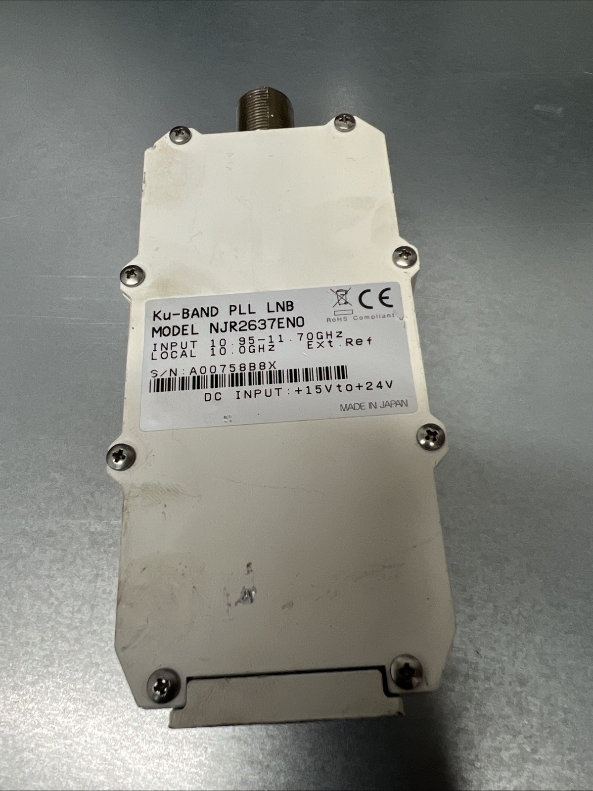 JRC Ku-band PLL LNB NJR2637EN0 10.95 to 11.70 GHz