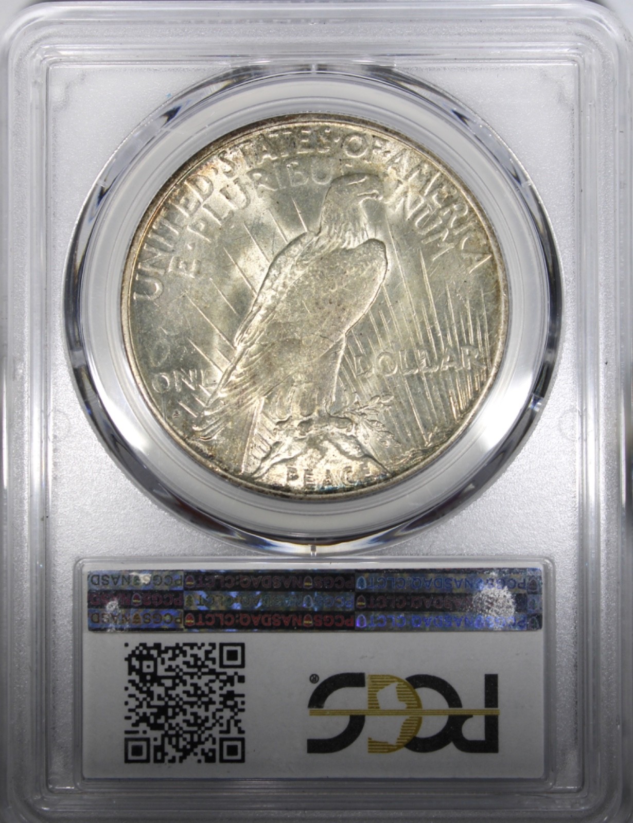 1925-S Peace Dollar PCGS MS62 Flashy Better Date $1