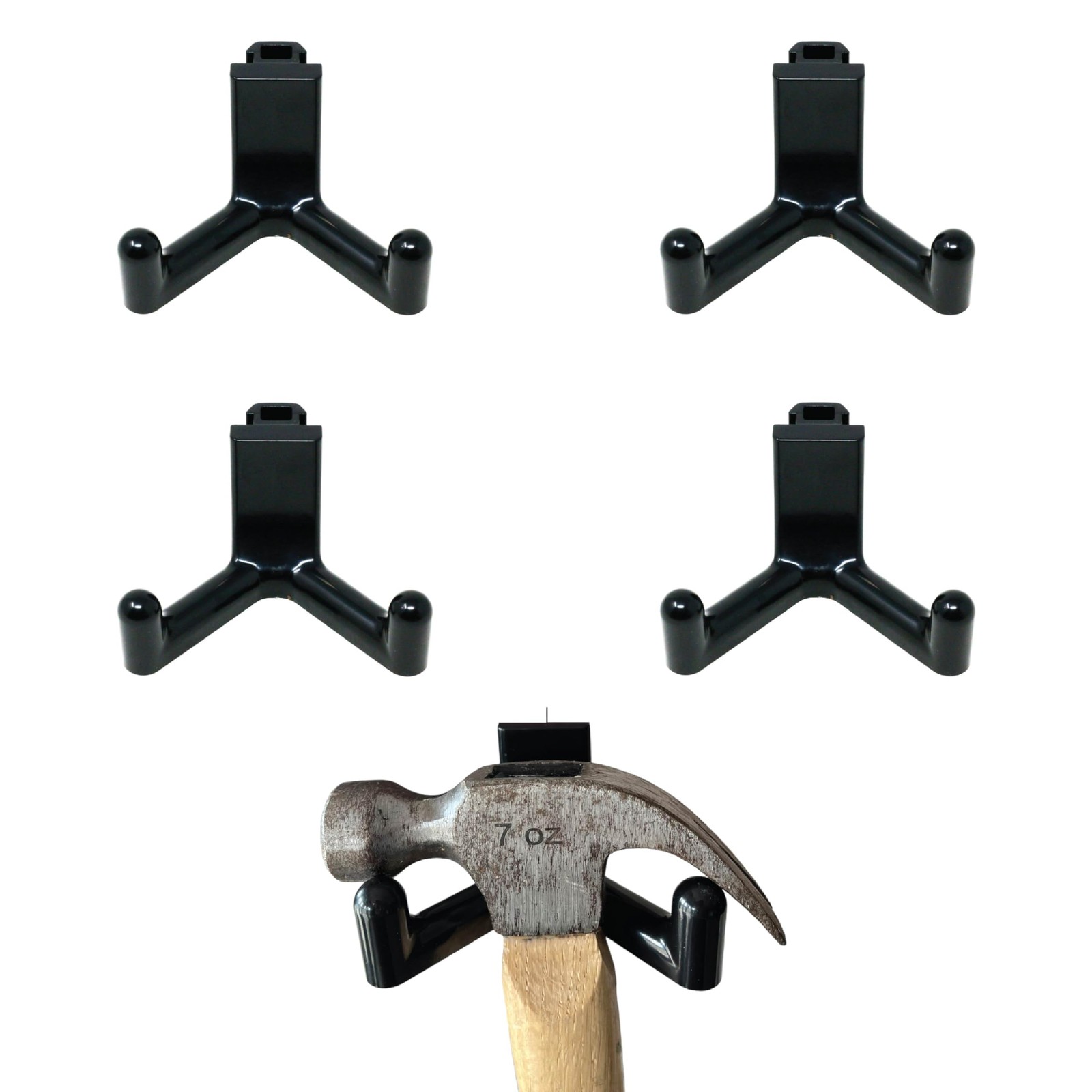 Pop's Parts Plus Tool Hook for Lifetime Shed Original Pack of 5, Black