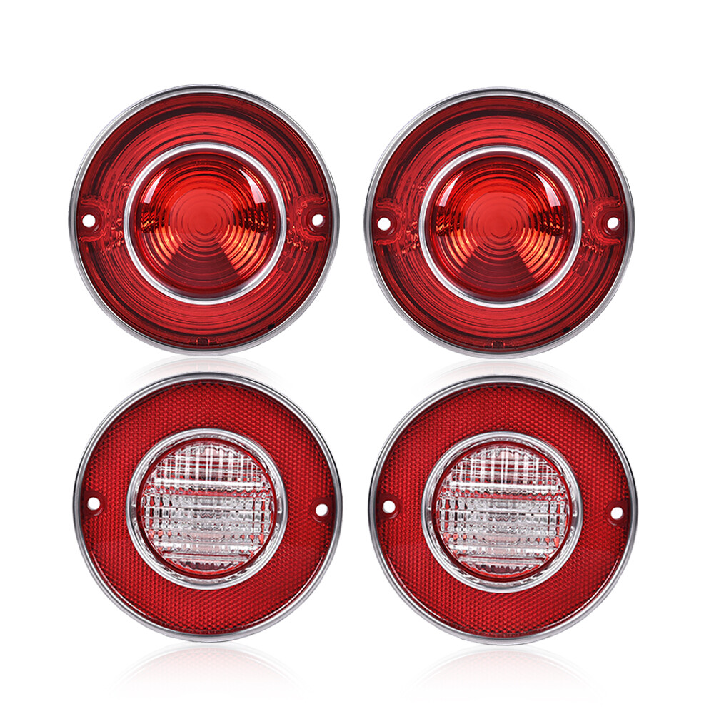 4pcs Tail Lights & Backup Lights Fit For 1975-1979 Chevrolet Corvette C3 5.7L V8