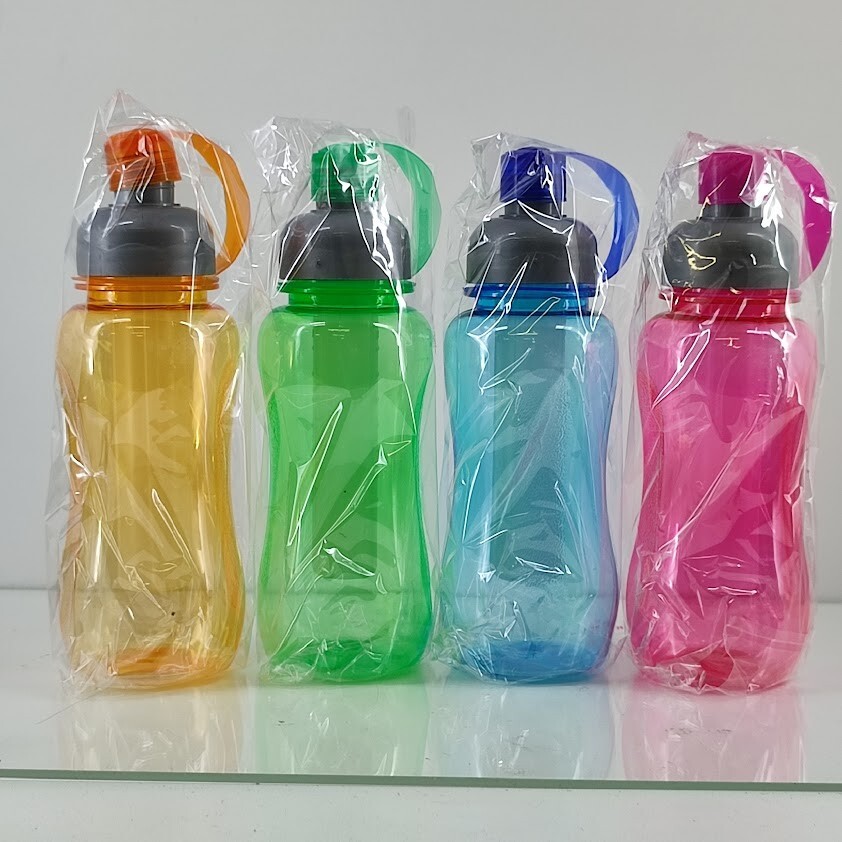 Homesmart 20.3oz Assorted Color Drinking Bottle Plastic W/ Freezing Tubes 8-Pack