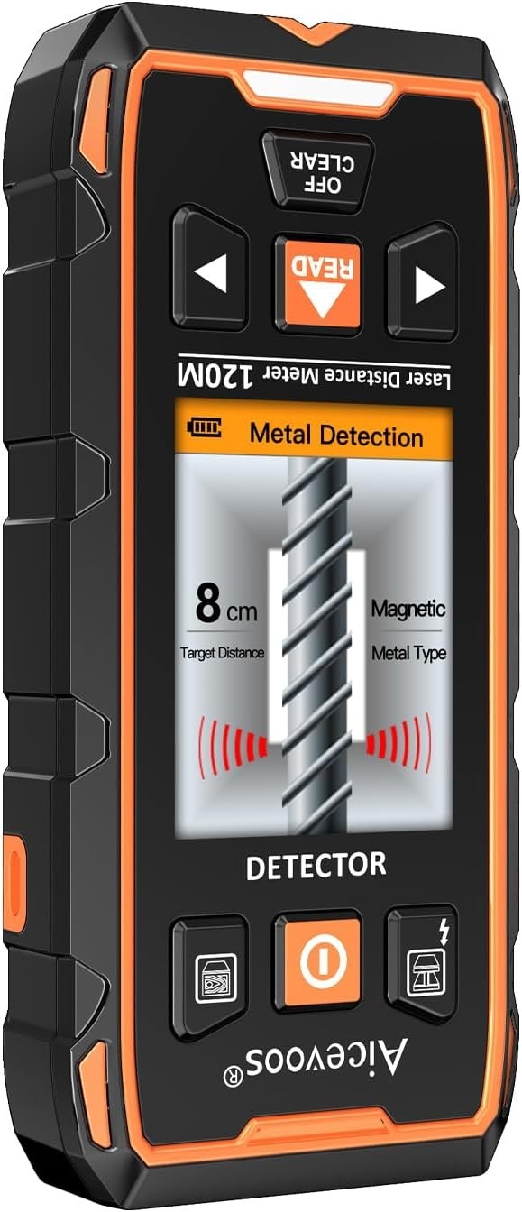 Stud Finder Wall Scanner - Stud Finder Tool HD LCD Display and w/Intelligent Mic
