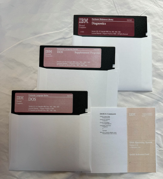 IBM 5150 Starter Software Pack - Applications - DOS - Diagnostics 5.25" Floppy