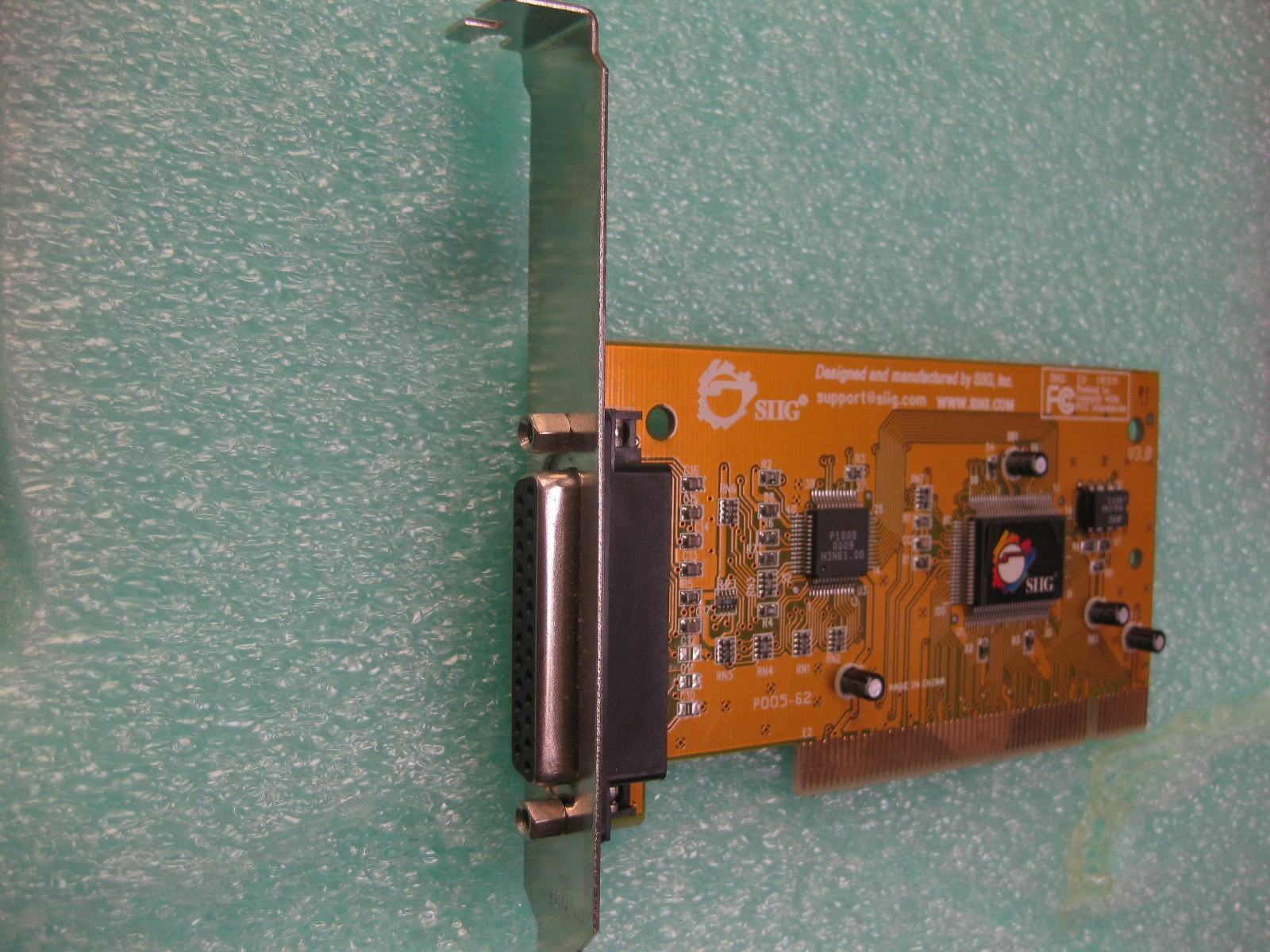 SIIG P005-62 JJ-P00112-B V3.0 PCI HIGH SPEED PARALLEL CARD R1S14.7B1 V5-5(11)