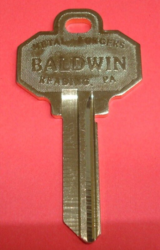 🔑 Brand New BALDWIN 6 PIN KEY BLANK Model Number BAL8336152 (1 KEY TOTAL)