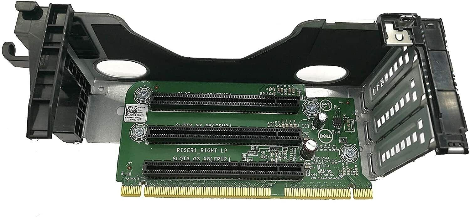 8H6JW 4KKCY NEW OEM DELL POWEREDGE R730 R730xd 3 Slot PCI-E x8 RISER Card 1