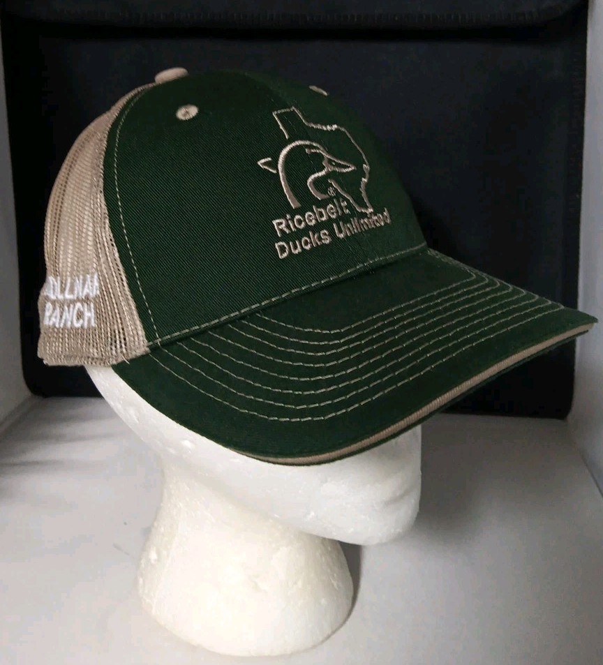 Ducks Unlimited Adjustable Strap Green Truckers Farmers Ranch Hat