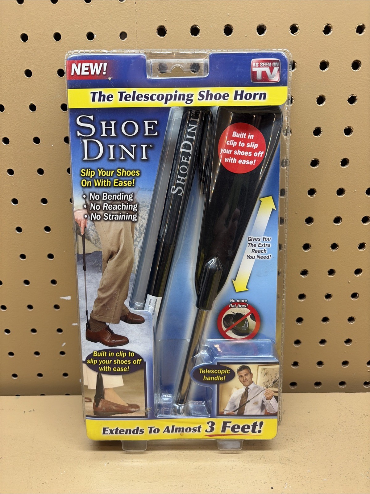 Shoe Dini As Seen on TV The Telescoping Shoe Horn Extends Almost 3 Feet NEW