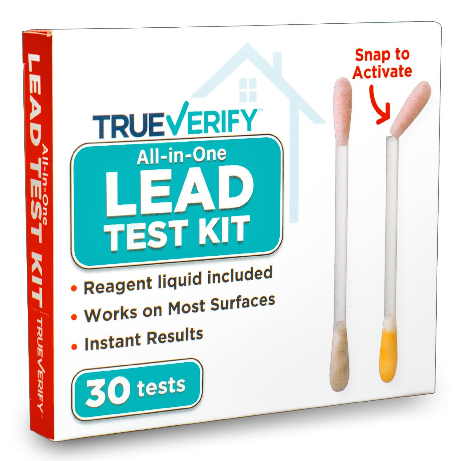 Lead Test Kit for Paint, Metal, Dishes, and Ceramics – 30 Instant-Result Lead Te