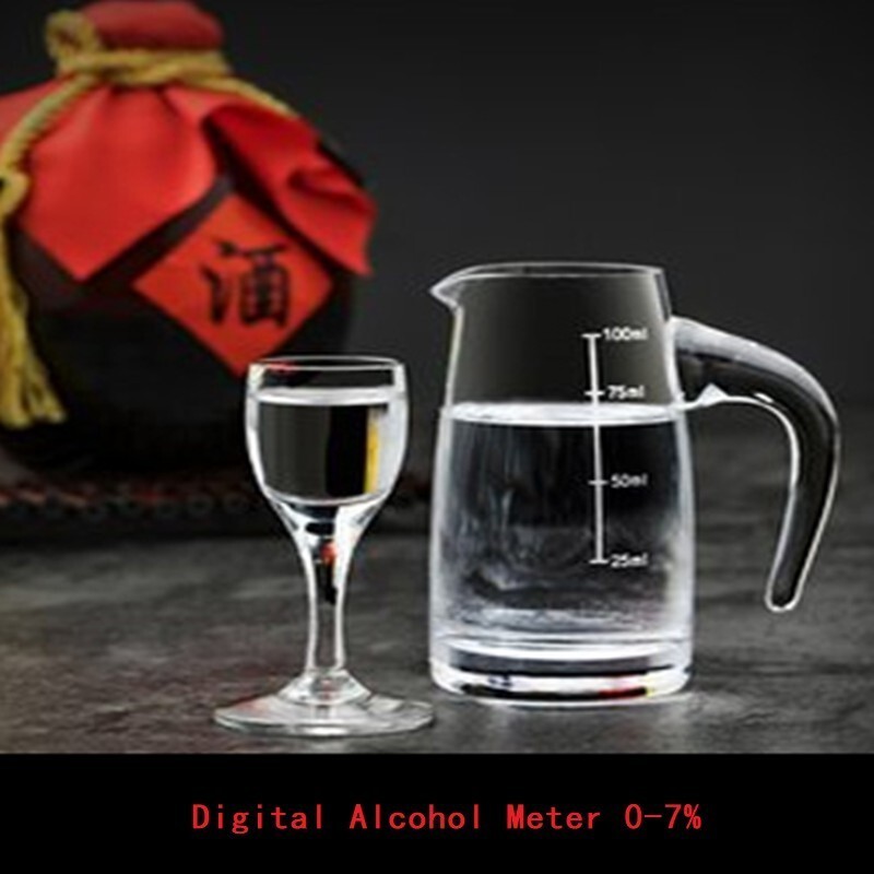 Alcohol Meter Refractometer Measuring Range 0～75% Portable