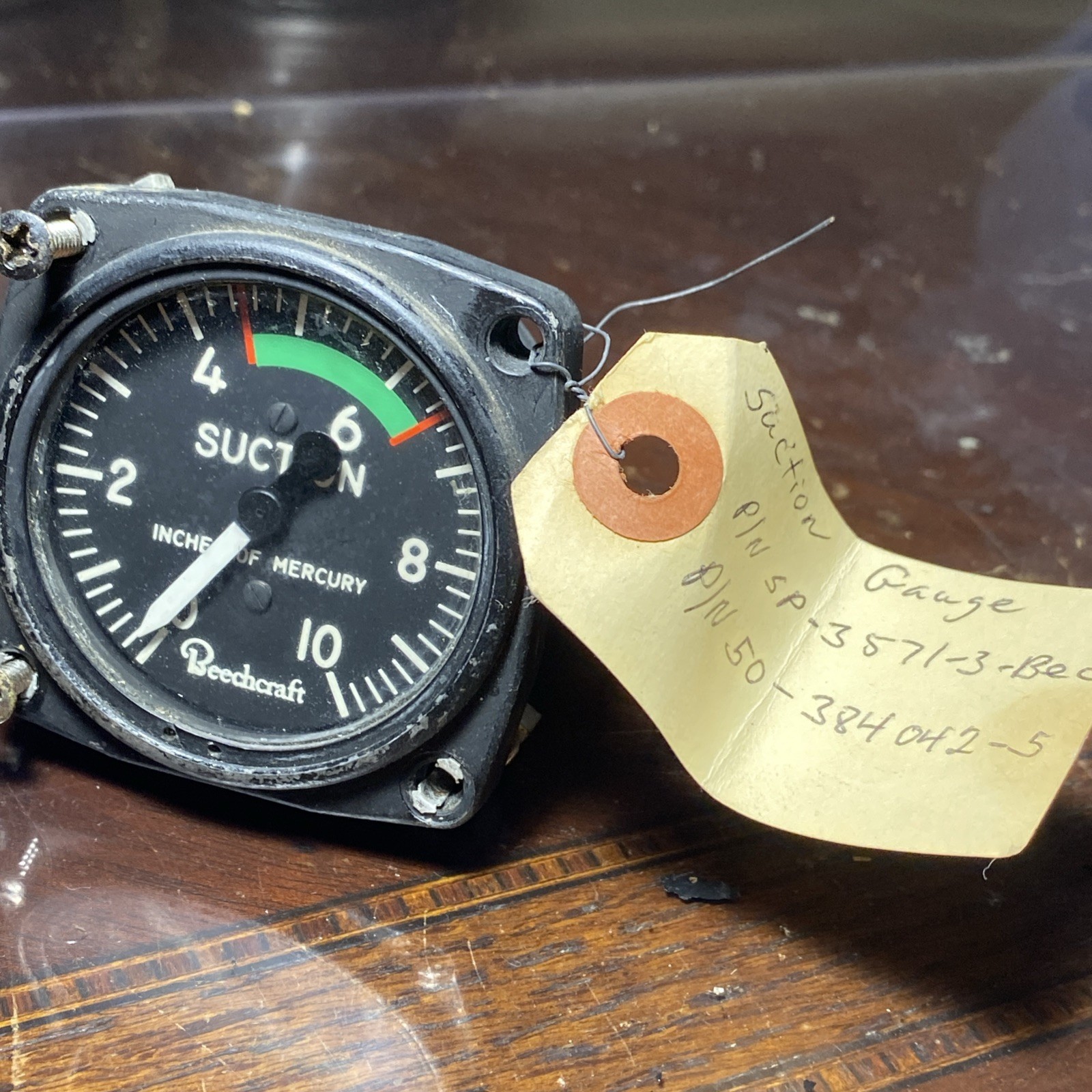 Standard Precision Suction Gauge PN 50-384042-5, SP-3571-3-BEC (AP10)